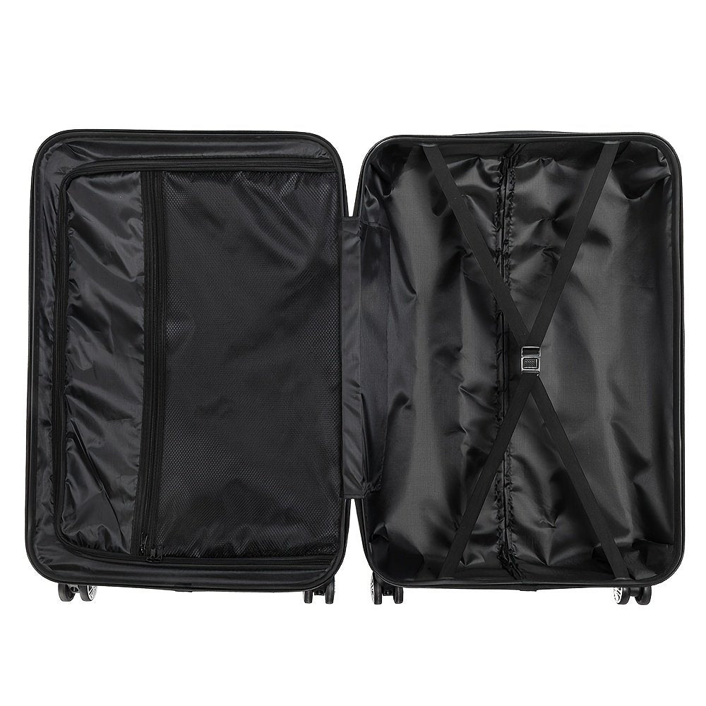 3pcs Luggage with Corner Protectors, 20/24/28-Inch, Durable Hard Shell, 360 Spinner Wheels