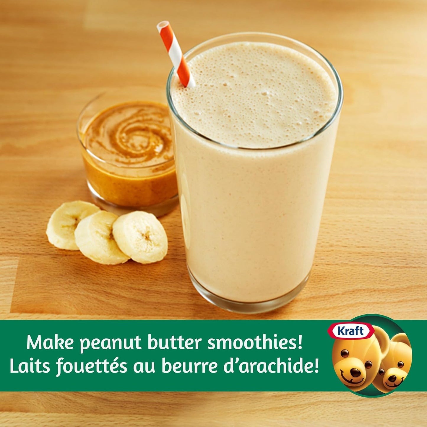Kraft Happy Spread Smooth Peanut butter 2 kg  From Canada
