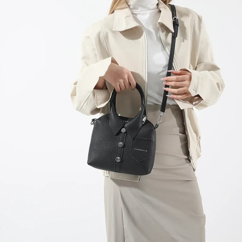 PU Square Compact Shoulder and Crossbody Bags Zipper Unique Design High Quality Hand Bags for Women 2026 Designer Style Bolso