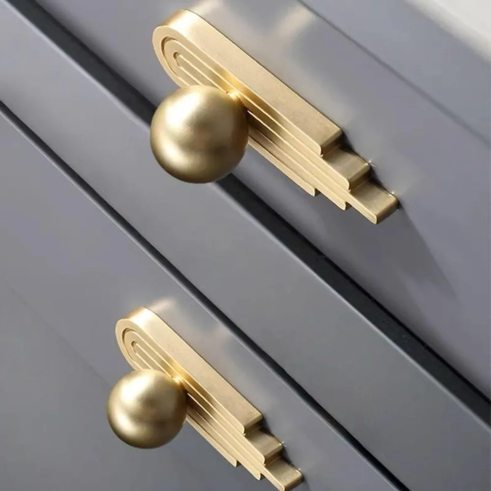 Luxury Gold Cabinet Handle | Modern Minimalist French Style Drawer Pull | Wardrobe & Furniture Handle | FREE SHIPPING ✨🏡