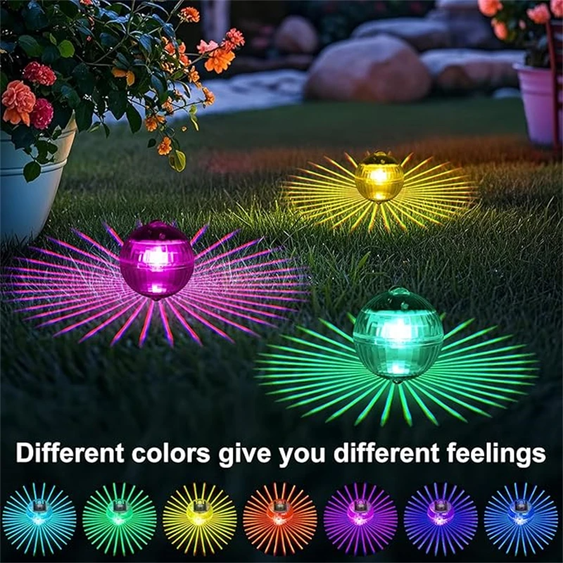 Solar Floating Pool Lights RGB Color Changing LED Waterproof Outdoor Hanging Lamp | Free Shipping