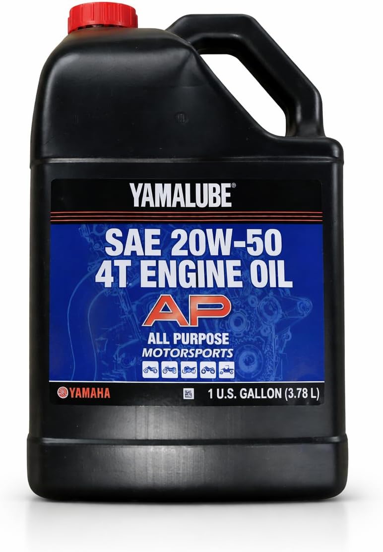 Yamalube 20W-50 All Performance 4-Stroke Engine Oil 1 Gallon Mineral Oil