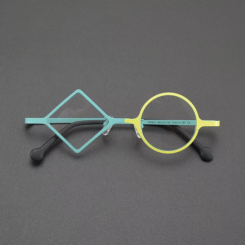 Ultralight Pure Titanium Round Eyeglasses | Multicolor Retro Optical Frames | Unisex Prescription Glasses | FREE SHIPPING 👓✨