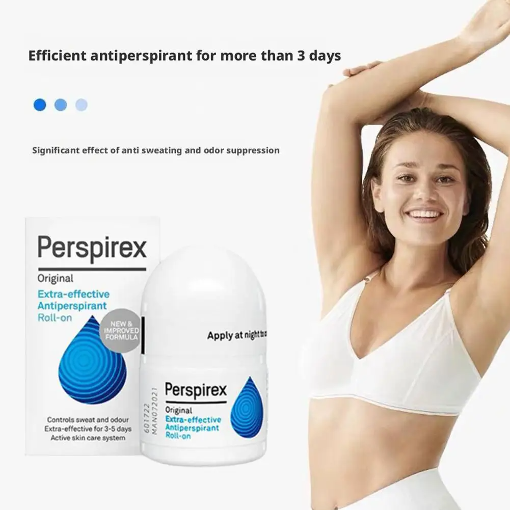 Perspirex Antiperspirant Underarm Roll-On Set of 2| Long-Lasting Clinical Strength Sweat & Odor Protection for Men & Women