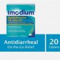 Imodium Diarrhea Relief Quick Dissolve Tablets – 20 Count Fast Acting Anti-Diarrheal, Fresh from Canada