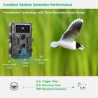 GardePro A3 Trail Camera – 48MP, 1296p HD Video, No-Glow Infrared, 100ft Night Vision, H.264