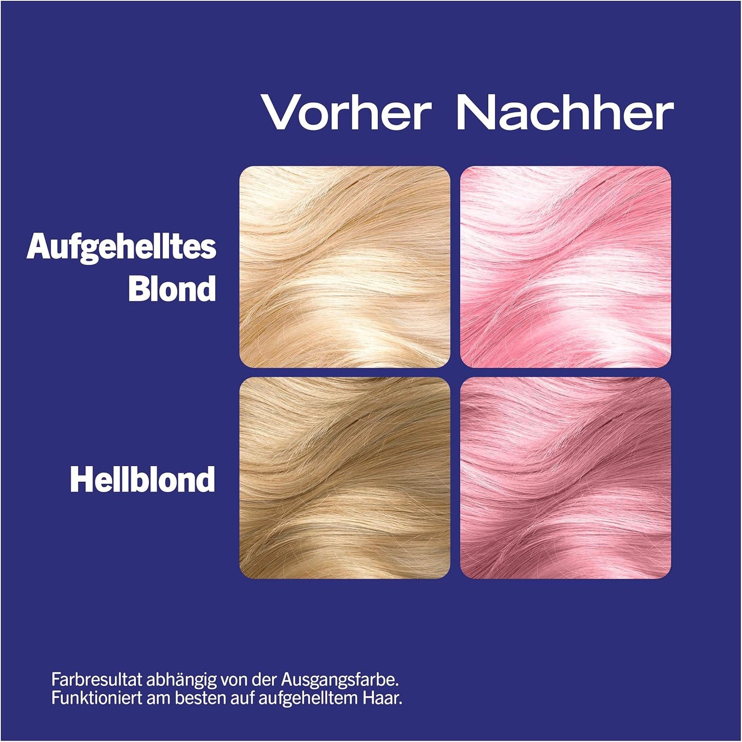 Schwarzkopf LIVE Pretty Pastels Semi-Permanent Hair Colour P123 Rose Gold (3 x 142.5 ml),