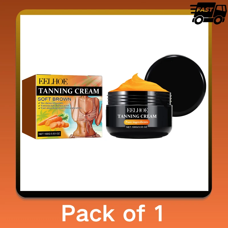 Summer Skin Sunless Self Tanning Cream for Face & Body | Natural Glow Bronzing Lotion (Free Shipping)