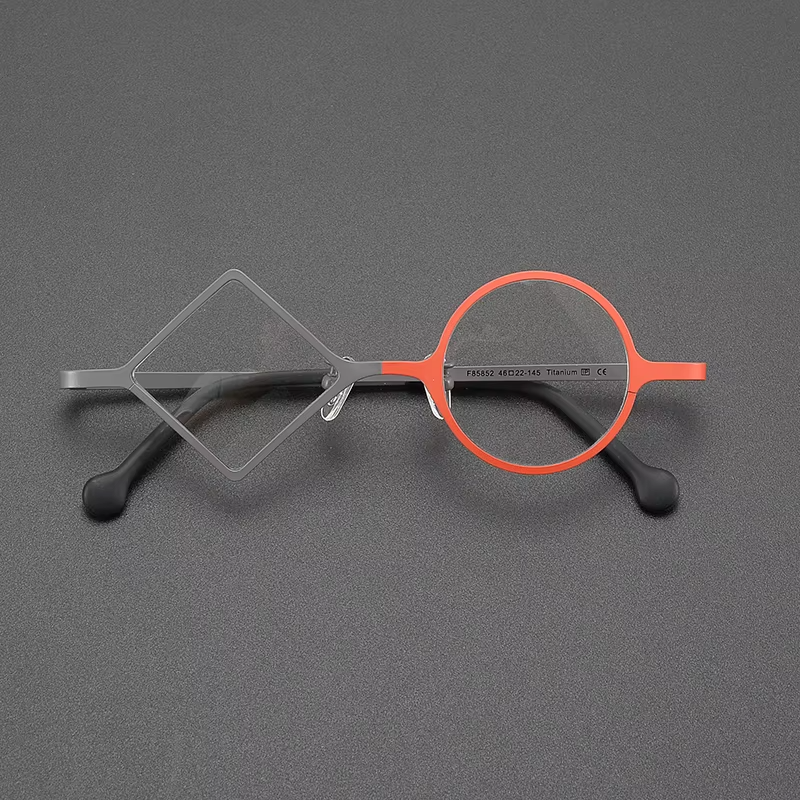 Ultralight Pure Titanium Round Eyeglasses | Multicolor Retro Optical Frames | Unisex Prescription Glasses | FREE SHIPPING 👓✨