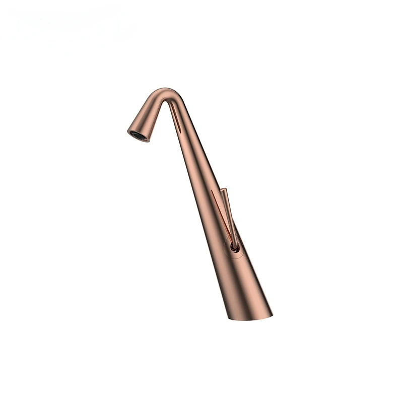 Premium Brass Body Bathroom Sink Faucet Single Lever Temperature Adjustment Hot Cold Mixer Tap For Wash Basin Lavatory