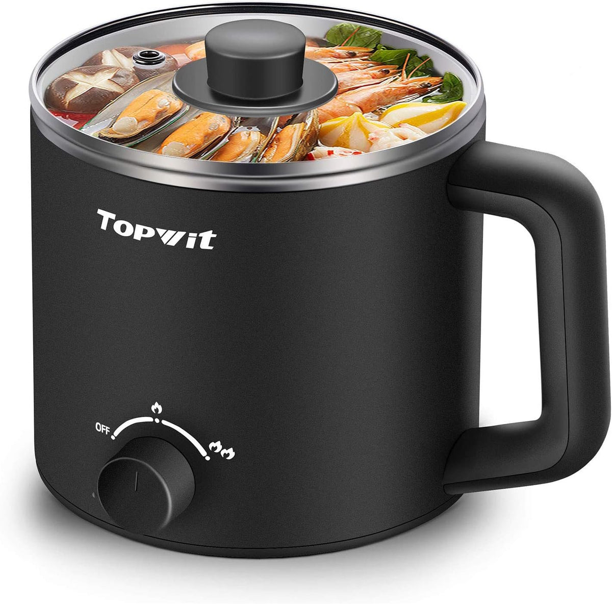 Topwit Electric Hot Pot, Mini Ramen Cooker, 1.6L Noodles Pot, Multifunctional cookerOther Products from dropshipper9 (View All)