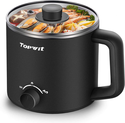 Topwit Electric Hot Pot, Mini Ramen Cooker, 1.6L Noodles Pot, Multifunctional cookerOther Products from dropshipper9 (View All)