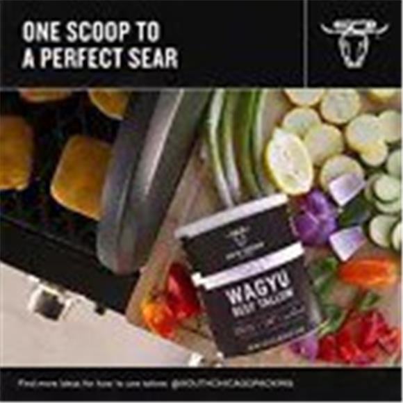 South Chicago Packing Wagyu Beef Tallow 42 oz 100% Pure Cooking Fat Keto Paleo