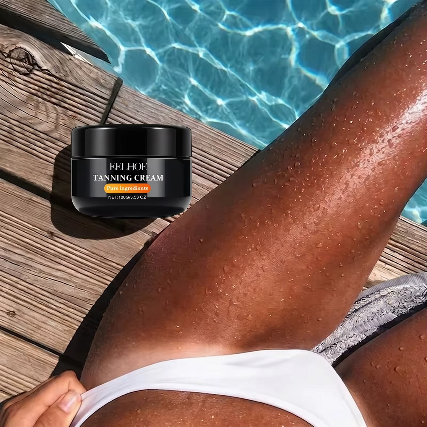 Summer Skin Sunless Self Tanning Cream for Face & Body | Natural Glow Bronzing Lotion (Free Shipping)