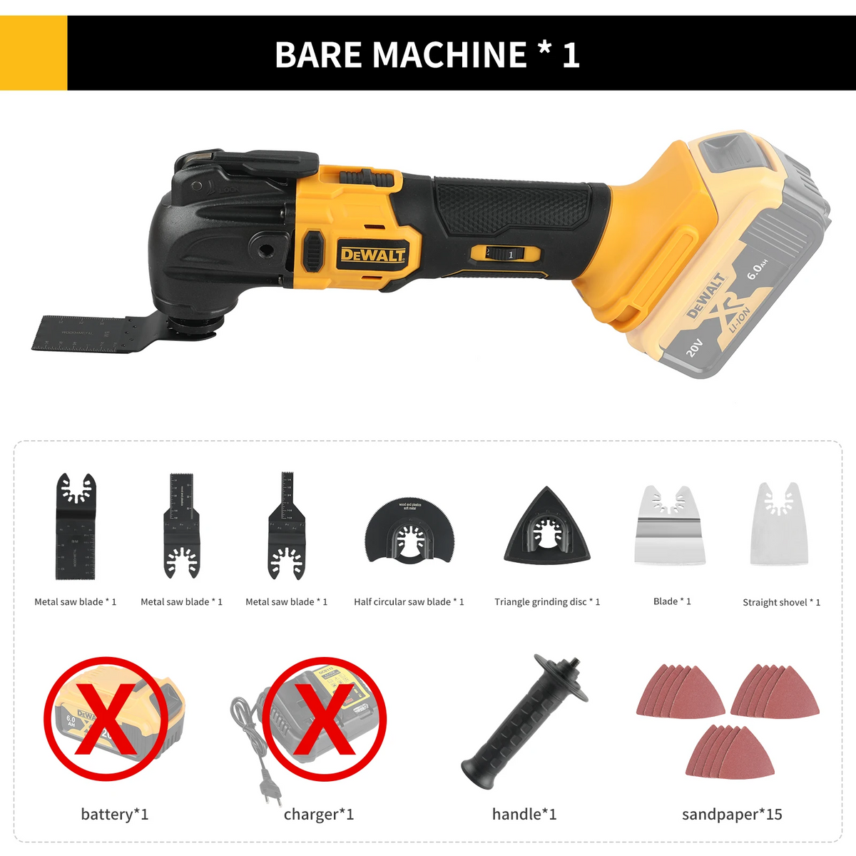 DEWALT DCS356B 20V MAX XR Brushless Oscillating Multi-Tool | 3-Speed Quick-Change Tool | FREE SHIPPING 🔧⚡
