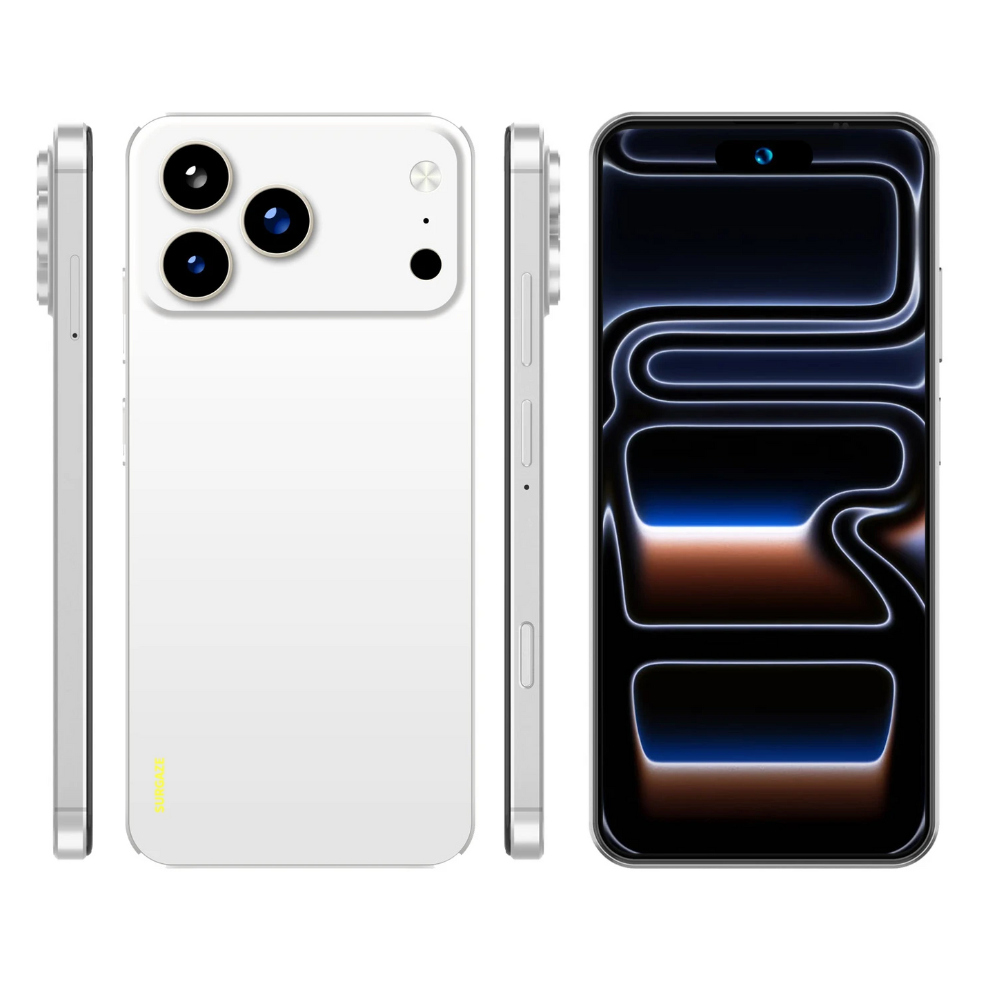 SURGAZE i17 Pro Max 5G Smartphone – Android 12, 12GB RAM, 512GB ROM, 5300mAh Battery