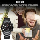 Men's Luxury Watch Stainless Steel Quartz  Classic Wristwatch Quality - Ship from USA