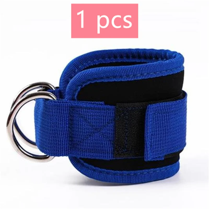 1/2/4Pcs Cable Ankle Straps Double D-Ring Adjustable Ankle Cuffs Gym Workouts Glutes Legs Strength Training Brace Support Sport