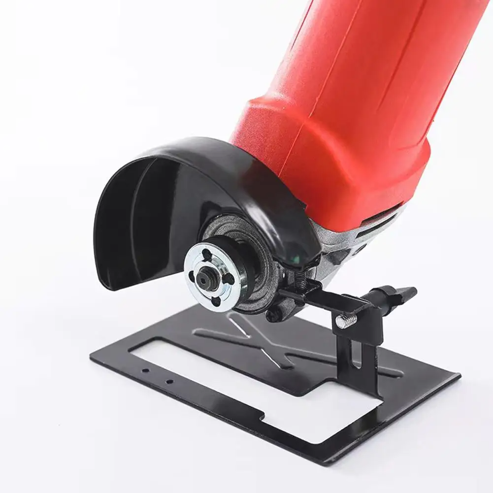 Universal Angle Grinder Stand Bracket – Heavy Duty Cutting Machine Holder Base for Woodworking