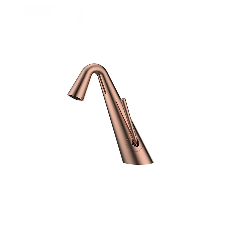 Premium Brass Body Bathroom Sink Faucet Single Lever Temperature Adjustment Hot Cold Mixer Tap For Wash Basin Lavatory