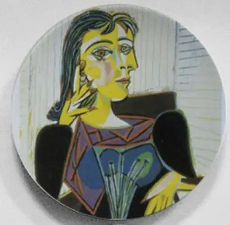 Picasso Inspired Abstract Ceramic Decorative Plate Wall Art Hanging Display Serving Tray