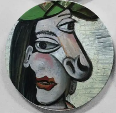 Picasso Inspired Abstract Ceramic Decorative Plate Wall Art Hanging Display Serving Tray