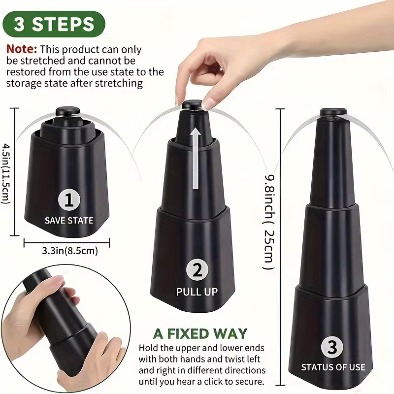 Battery Powered Portable Fly Repelling Fan with Reflective Blades Chemical Free Insect Repellent ABS Structure for Home Use