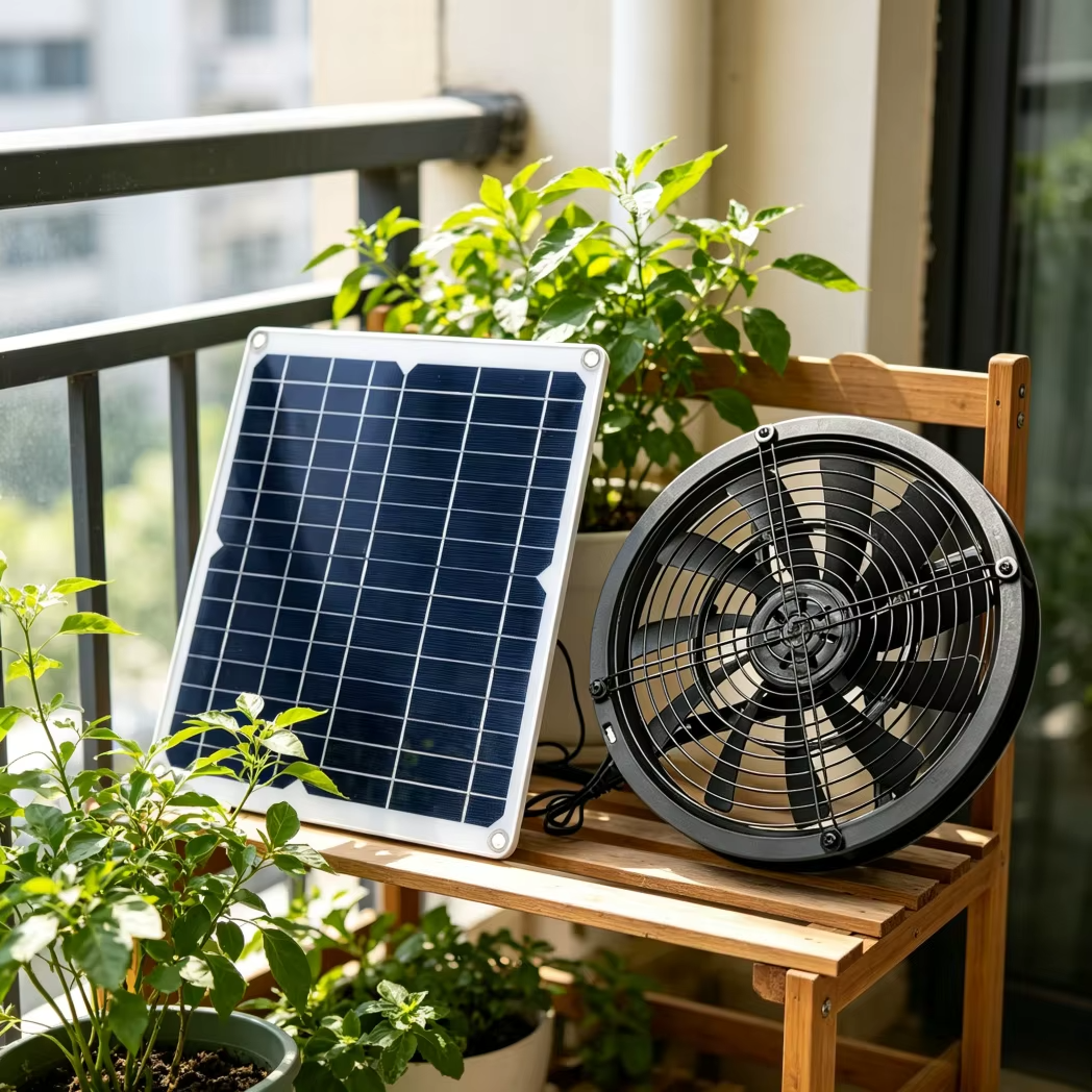 6 Inch Solar Exhaust Fan Kit Weatherproof Auto Ventilation for Greenhouse RV Coop Free Shipping Greenhouse Dog House RV Chicken Coop Shed