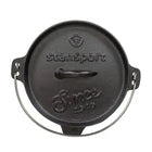 Stansport Pre-Seasoned Cast Iron Dutch Oven Flat Bottom-2 QT
