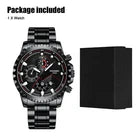 Men's Luxury Watch Stainless Steel Quartz  Classic Wristwatch Quality - Ship from USA