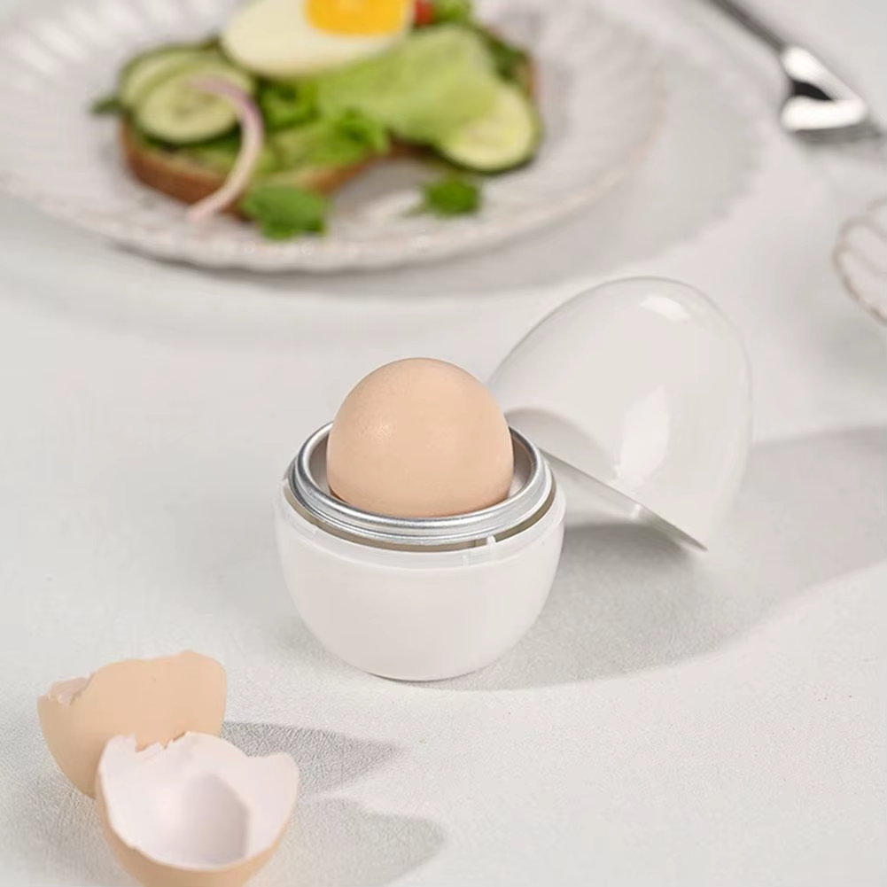 1/4 Eggs Microwave Egg Steamer Boiler Cooker Easy Quick 5 Minutes Hard Or Soft Boiled Egg Boiler Kitchen Cooking Tools