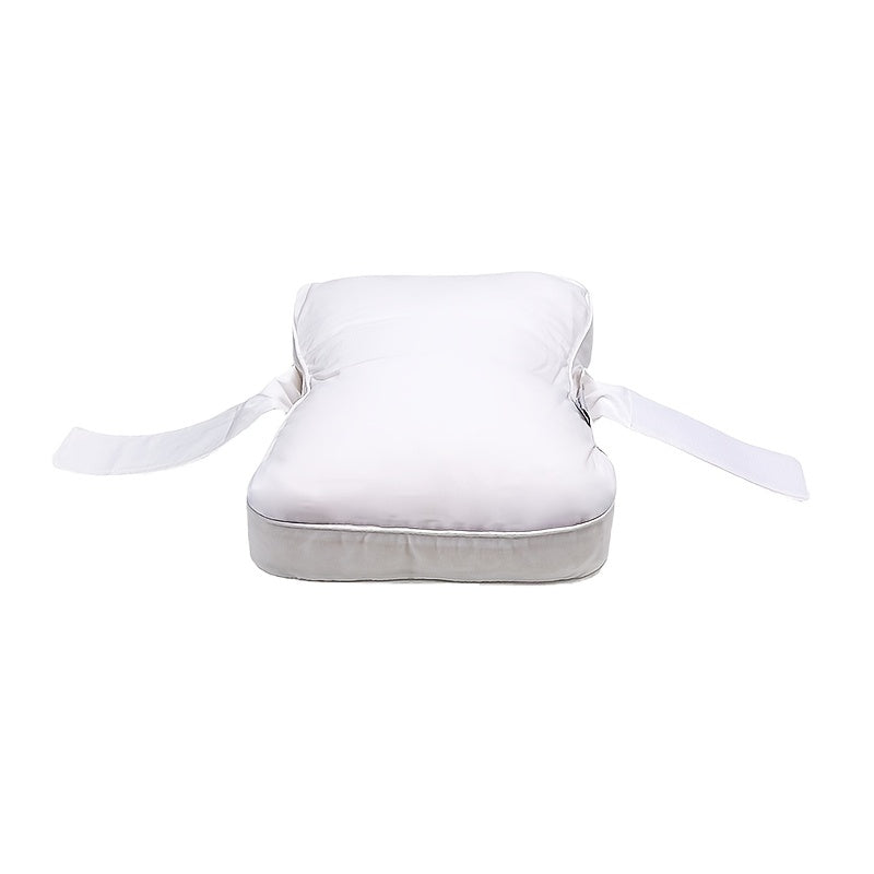 Single Leg Knee Pillow Memory Foam Side Sleeper Adjustable Strap Spine Support