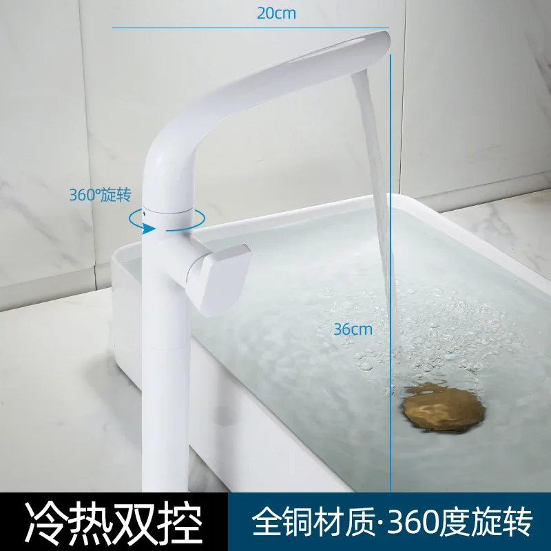 Brushed Gold Basin Faucet Brass Bathroom Faucet Mixer Tap Gold Wash basin Faucet Single Handle Hot & Cold Lavotory Faucet