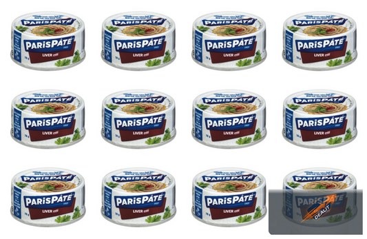 Paris Pâté Liver Spread 78g x 12 Tins – Made & Shipped from Canada – Free Shipping