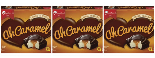 Vachon Ah Caramel The Original Cakes 336g – 3 Pack Caramel Filled Snack Cakes – Free Shipping