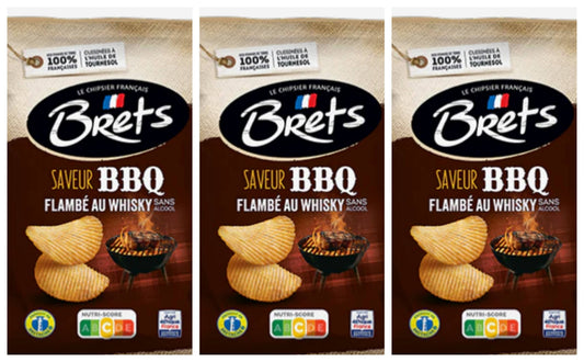 BRETS BBQ Flavor Flambéed with Alcohol-Free Whiskey 125g