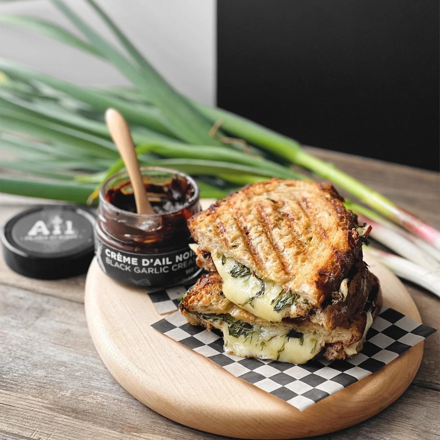 Gourmet Black Garlic Cream Spread & Sauce | Rich Umami Flavor (Free Shipping)