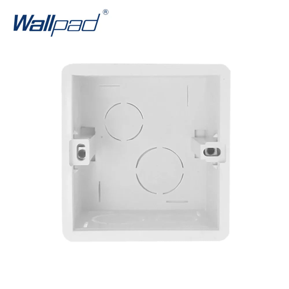 Wallpad LED Light Switch Wall Switches Stainless steel Panel Sockets One-side Click Acrylic Button Interrupteur AC110~250V