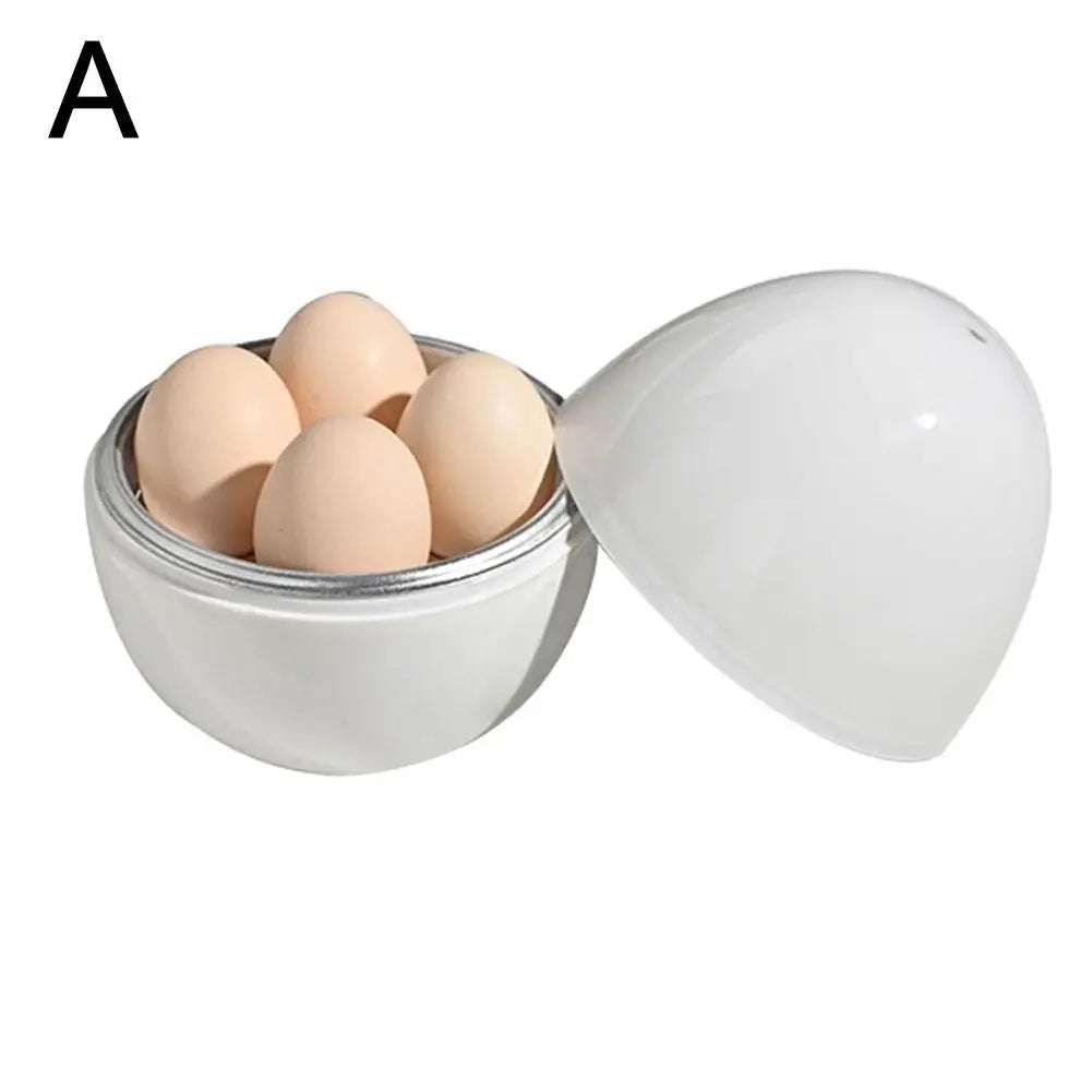 1/4 Eggs Microwave Egg Steamer Boiler Cooker Easy Quick 5 Minutes Hard Or Soft Boiled Egg Boiler Kitchen Cooking Tools
