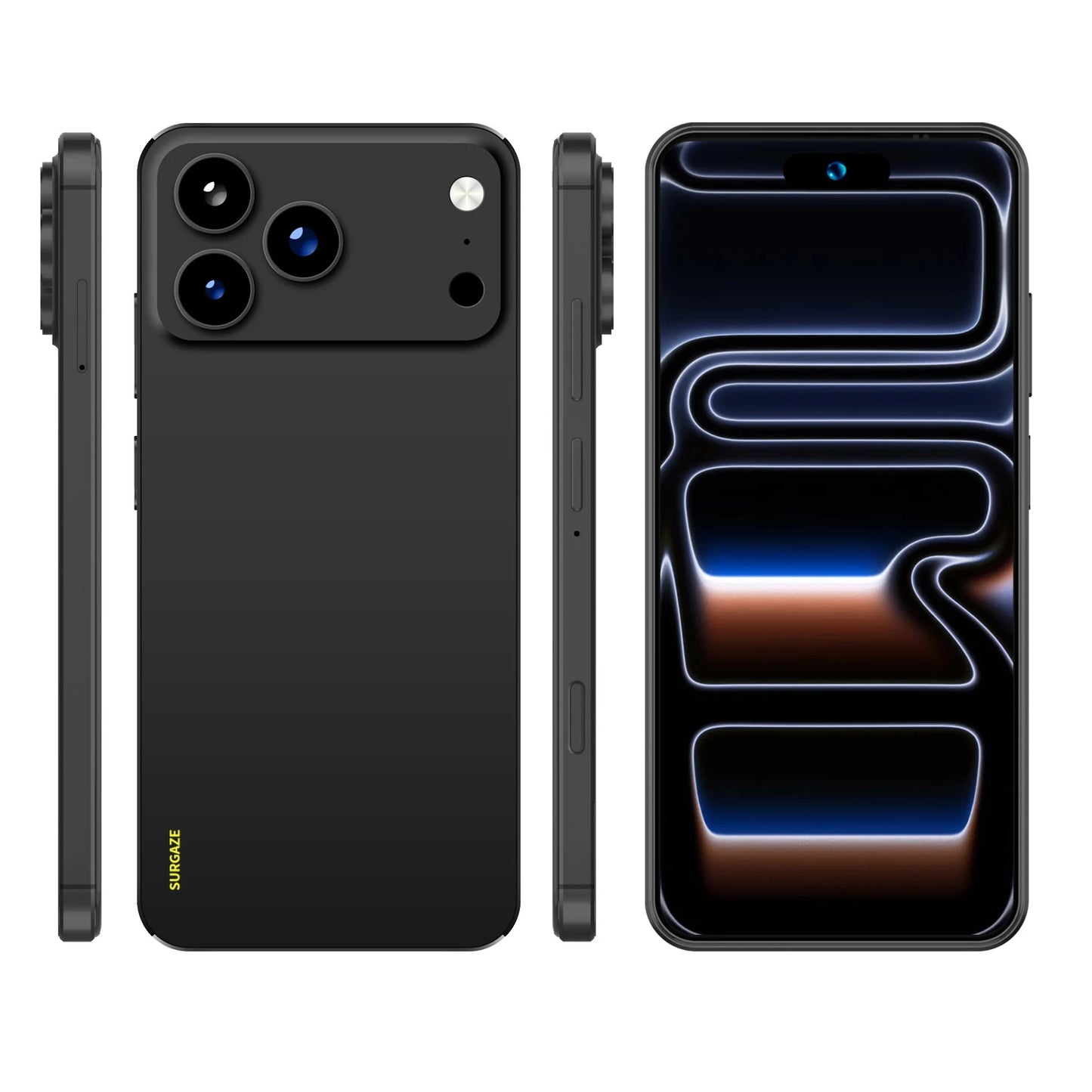 SURGAZE i17 Pro Max 5G Smartphone – Android 12, 12GB RAM, 512GB ROM, 5300mAh Battery