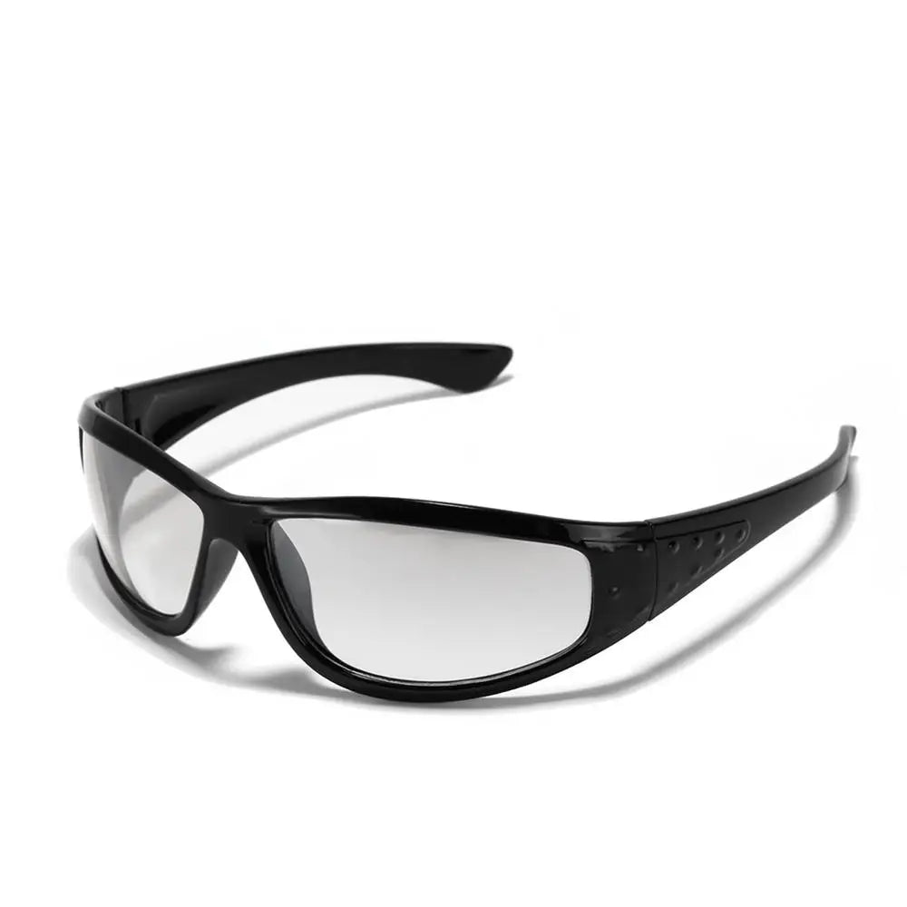 Silver Futuristic Sunglasses | Hollow-Out Cyberpunk Eyewear | Trendy Unisex Fashion Shades | Women & Men | FREE SHIPPING