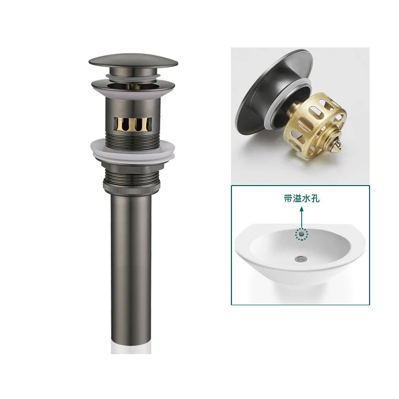 Brushed Gold Basin Faucet Brass Bathroom Faucet Mixer Tap Gold Wash basin Faucet Single Handle Hot & Cold Lavotory Faucet