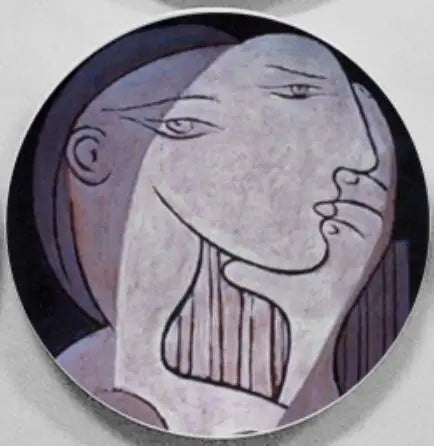 Picasso Inspired Abstract Ceramic Decorative Plate Wall Art Hanging Display Serving Tray