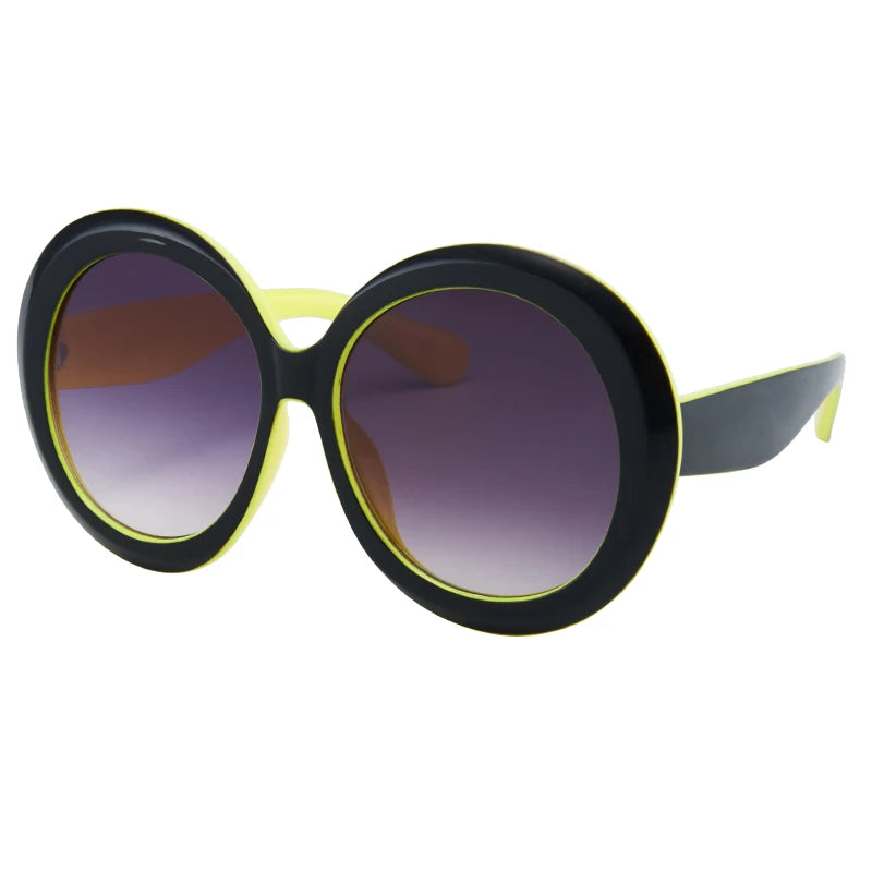 Retro Oversized Round Sunglasses for Women | Big Fashion Frame | Vintage Beach & Vacation Eyewear | FREE SHIPPING 🕶️☀️