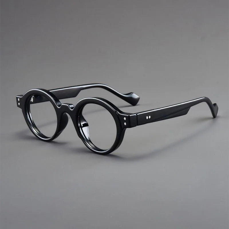 High-end New Retro Old-Fashioned Glasses Round Frame Reading Glasses Anti-Blue Light Japanese Smart Zoom for Both Long and near