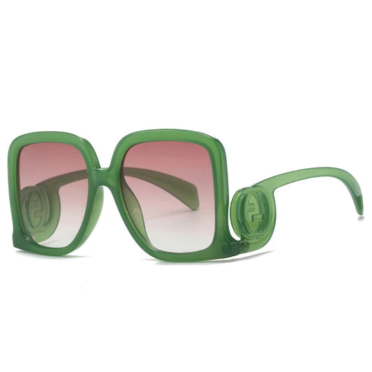 Oversized Pink Square Sunglasses | Big Frame Vintage Punk Fashion Shade | Unisex Women & Men | FREE SHIPPING 🕶️💗