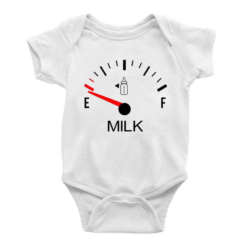 Milk Print Baby Onesie | Newborn Infant Romper 0-24 Months | Cute Unisex Jumpsuit | FREE SHIPPING 🍼👶