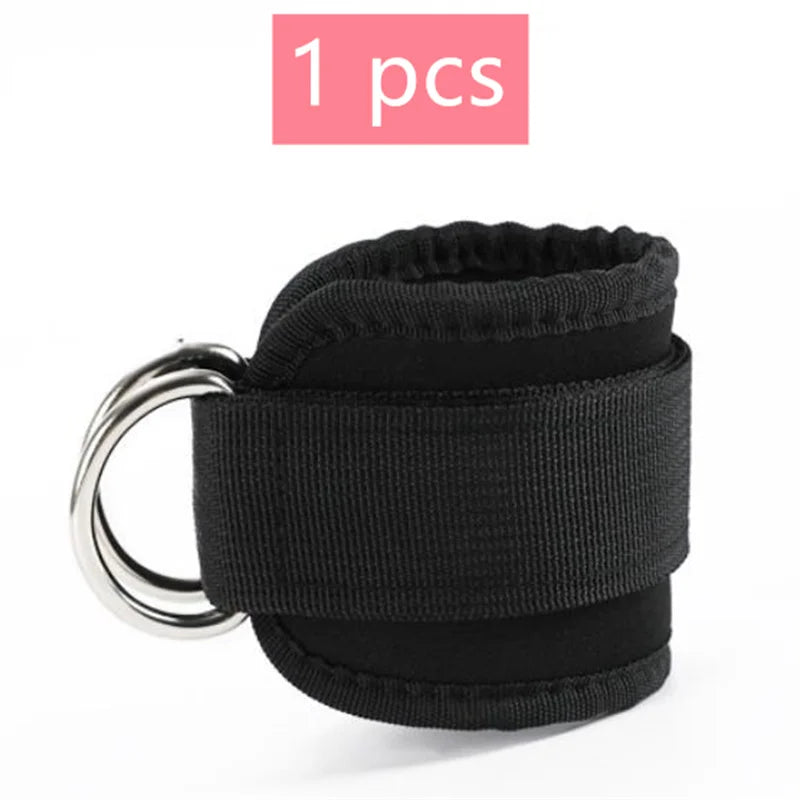 1/2/4Pcs Cable Ankle Straps Double D-Ring Adjustable Ankle Cuffs Gym Workouts Glutes Legs Strength Training Brace Support Sport