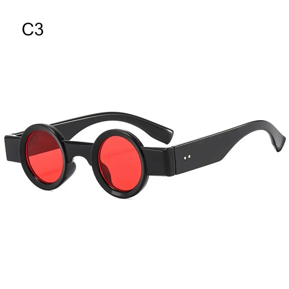 INS Small Round Sunglasses | Retro Punk UV400 Clear Ocean Lens | Unisex Fashion Shades | FREE SHIPPING 🕶️✨