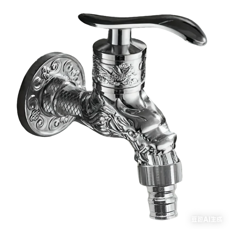Antique Bronze Wall Mount Washing Machine Faucet Single Cold Water Mop Pool Tap Valve